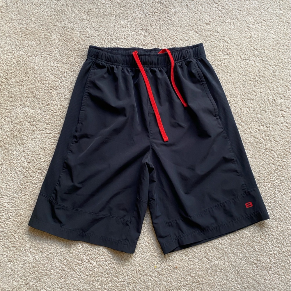 Level 8 black athletic shorts Qwick-Dry size medium m